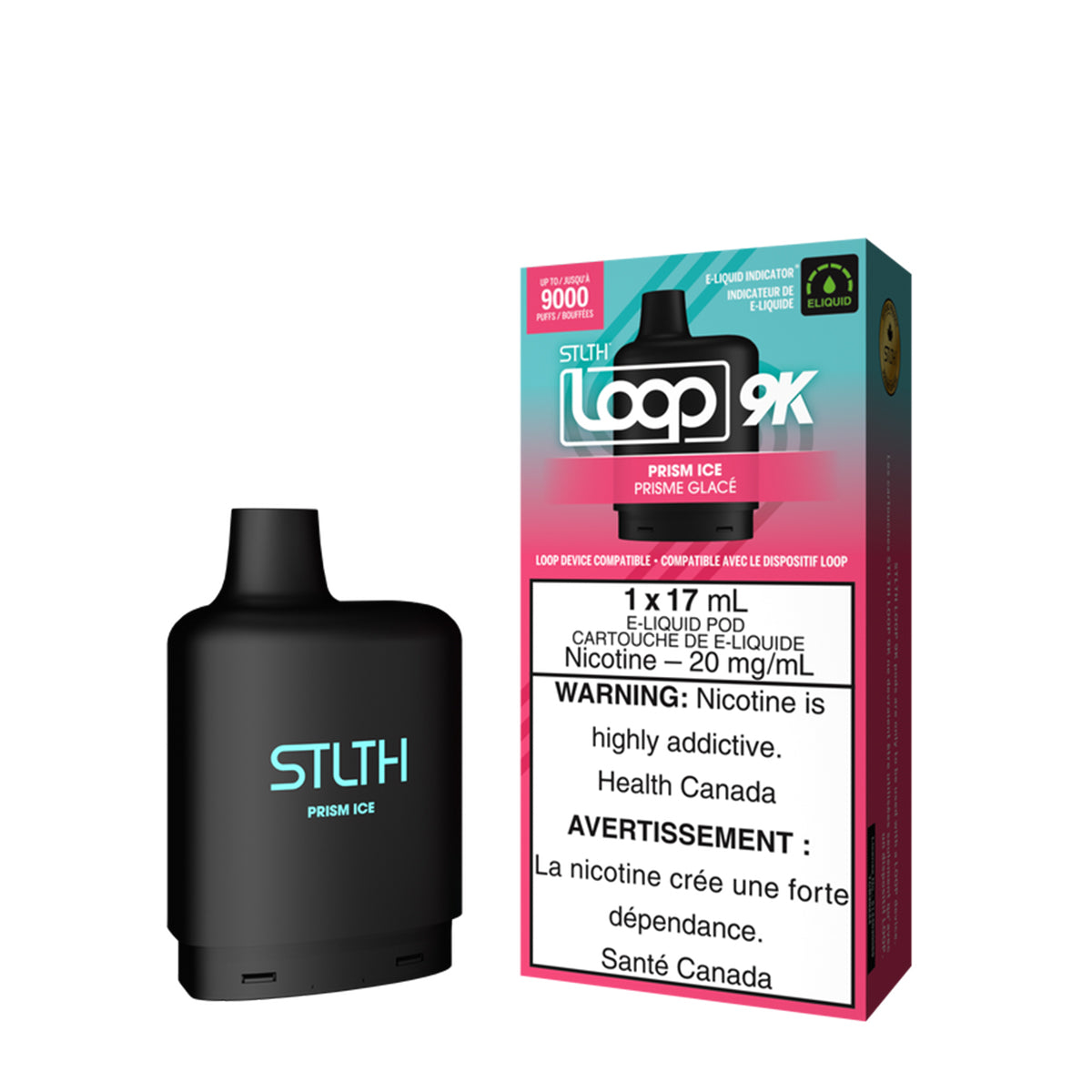Stlth Loop 9k - Prism Ice (1x17mL) (6965305966647)
