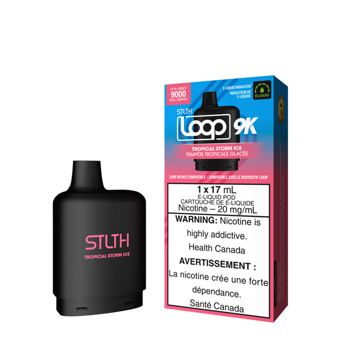 Stlth Loop 9k - Tropical Storm Ice (1x17mL) (6965306130487)