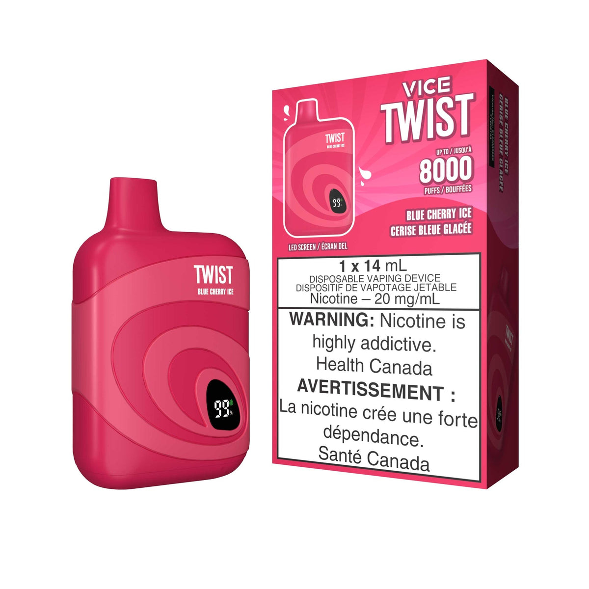 Vice Twist - Blue Cherry Ice (14mL) (6876276850743)