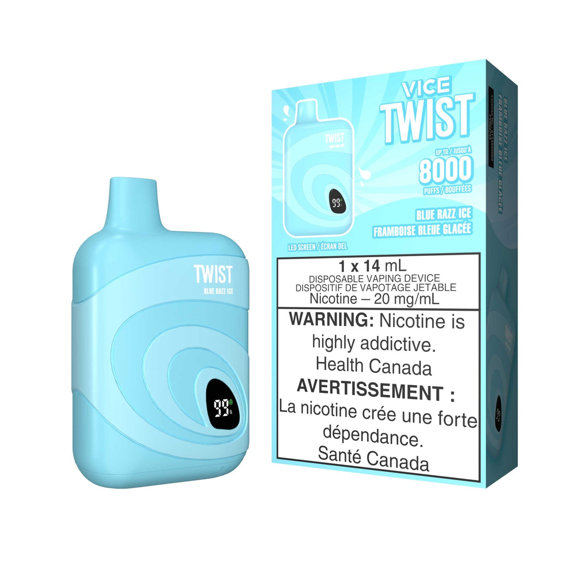 Vice Twist - Blue Razz Ice (14mL) (6876277899319)