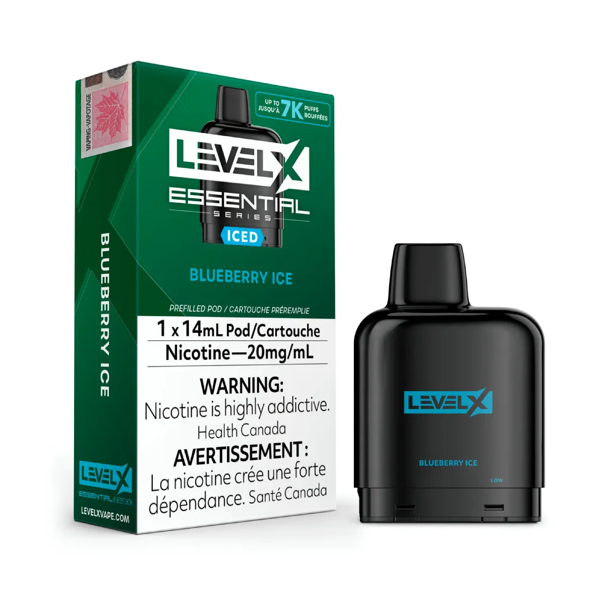 Level X Essential - Blueberry Ice (14mL) (6921450356791)