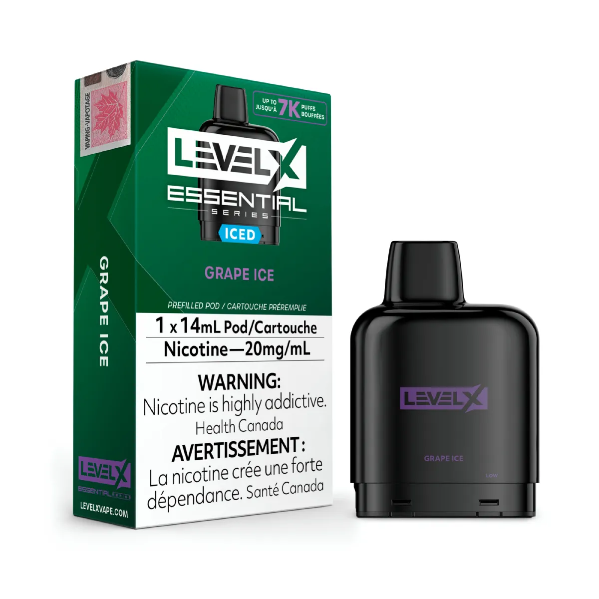 Level X Essential - Grape Ice (14mL) (6921450487863)
