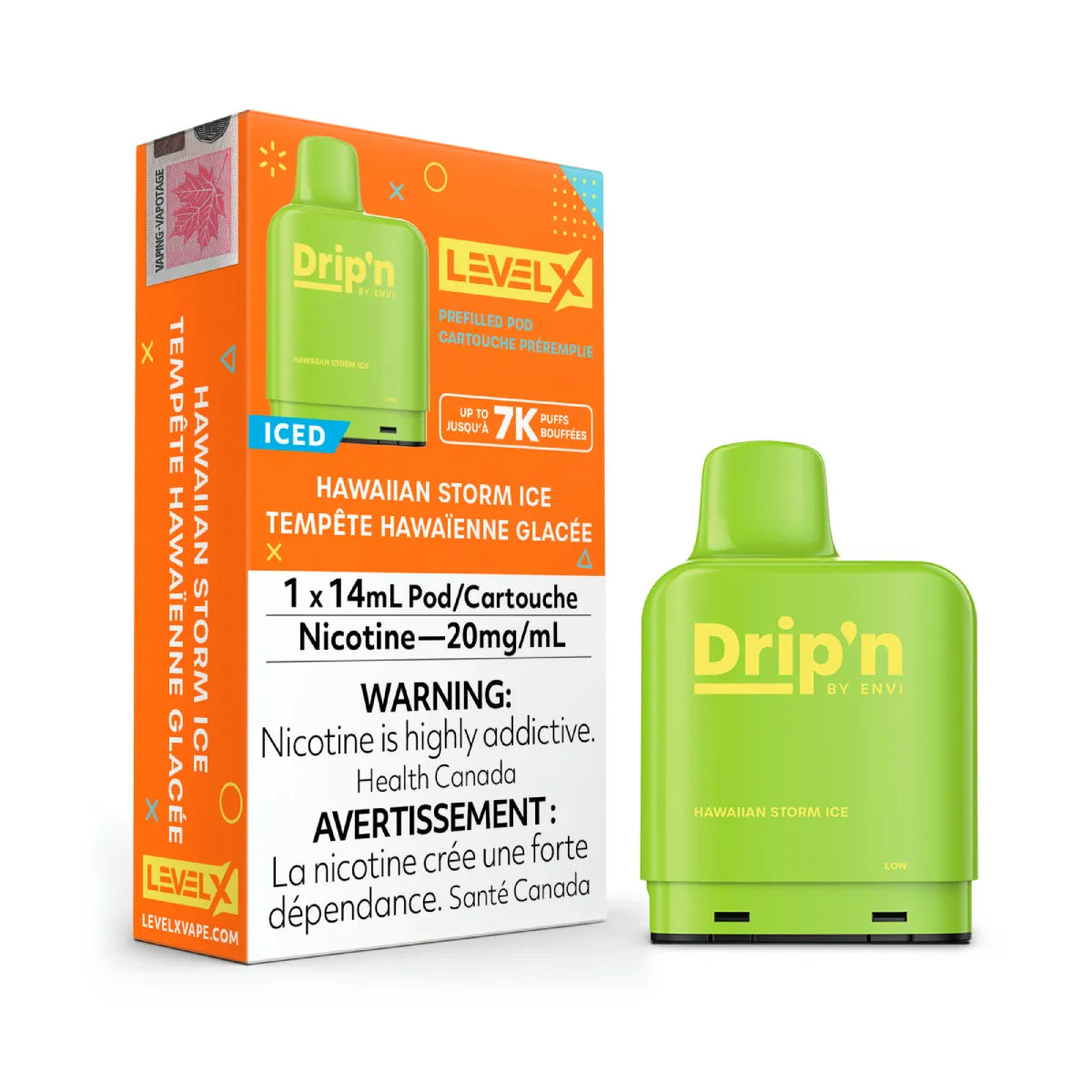 Envi Drip'n Level X Pods - Hawaiian Storm Ice (14mL) (6875979546679)