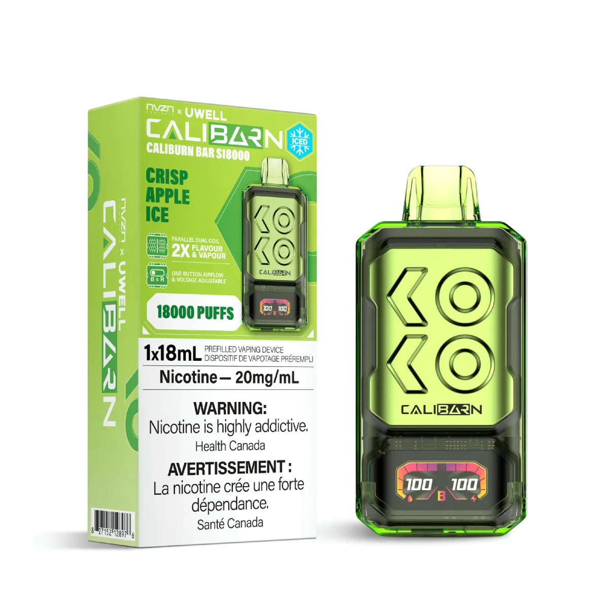 Nvzn x Uwell Caliburn Bar 18k