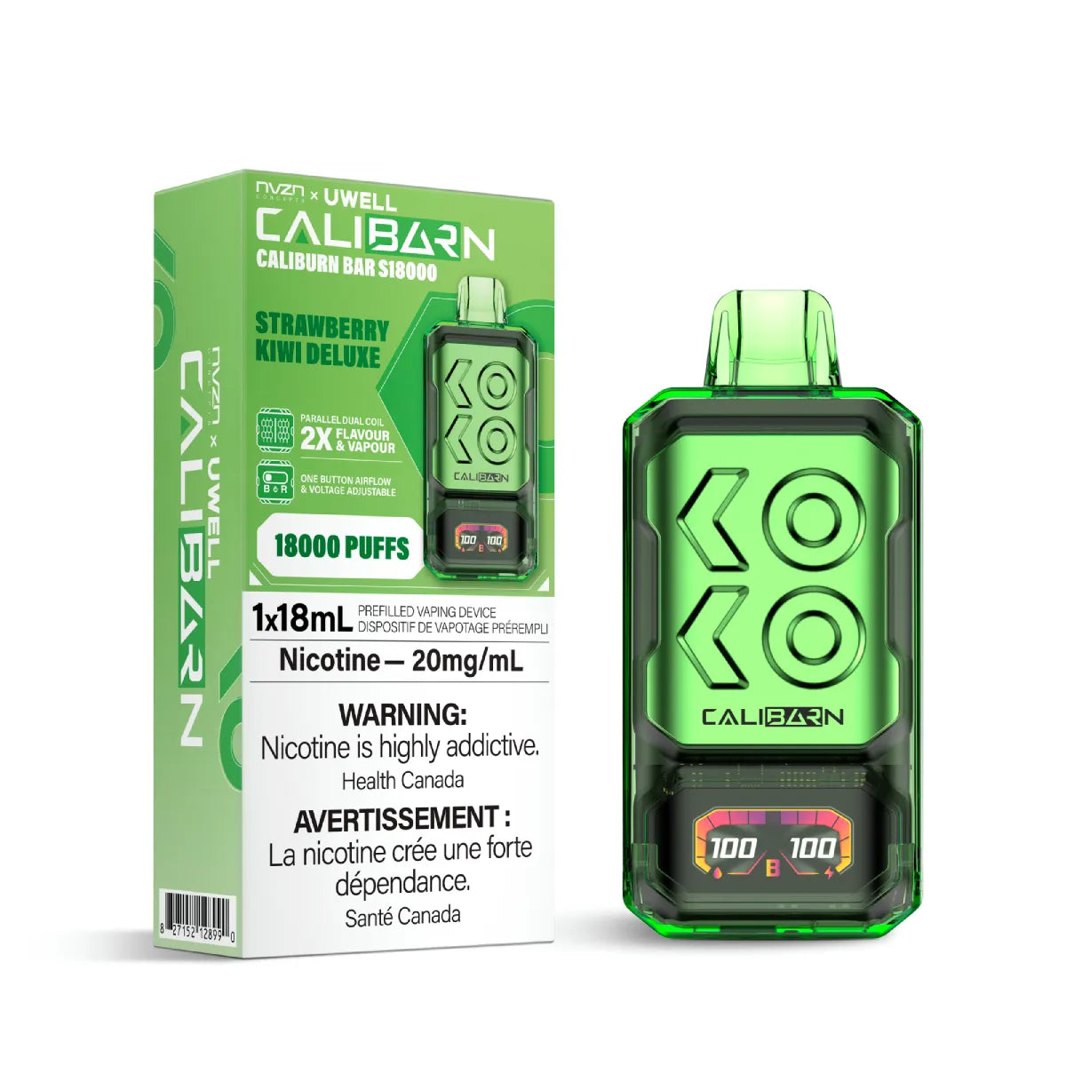 Nvzn x Uwell Caliburn Bar 18k