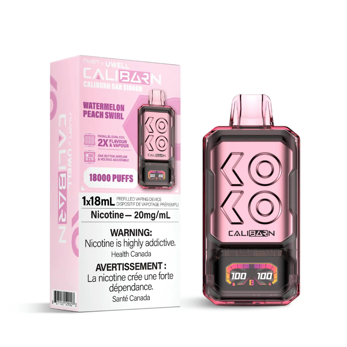 Nvzn x Uwell Caliburn Bar 18k