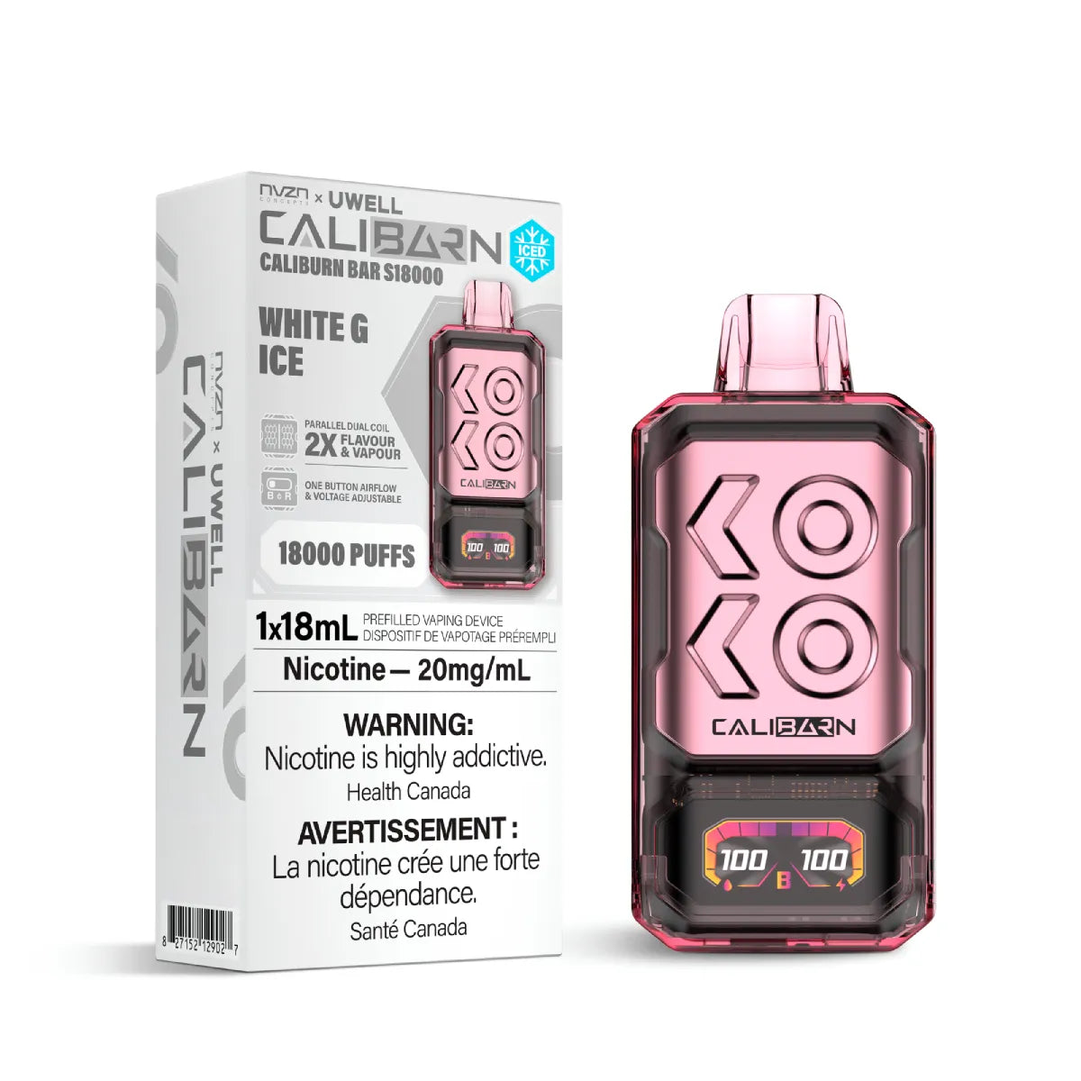 Nvzn x Uwell Caliburn Bar 18k