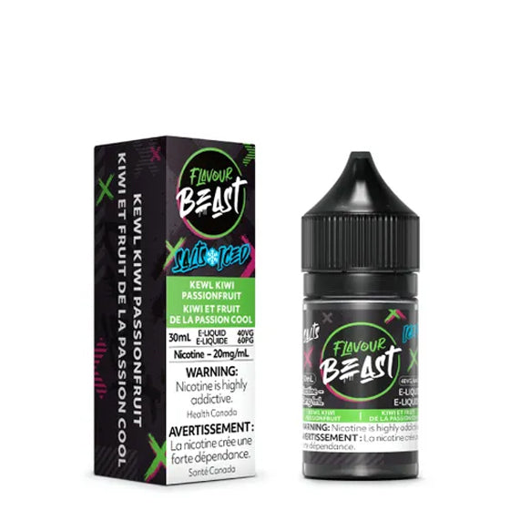 Flavour Beast Salt - Kewl Kiwi Passionfruit Iced (30mL) (6875957952567)