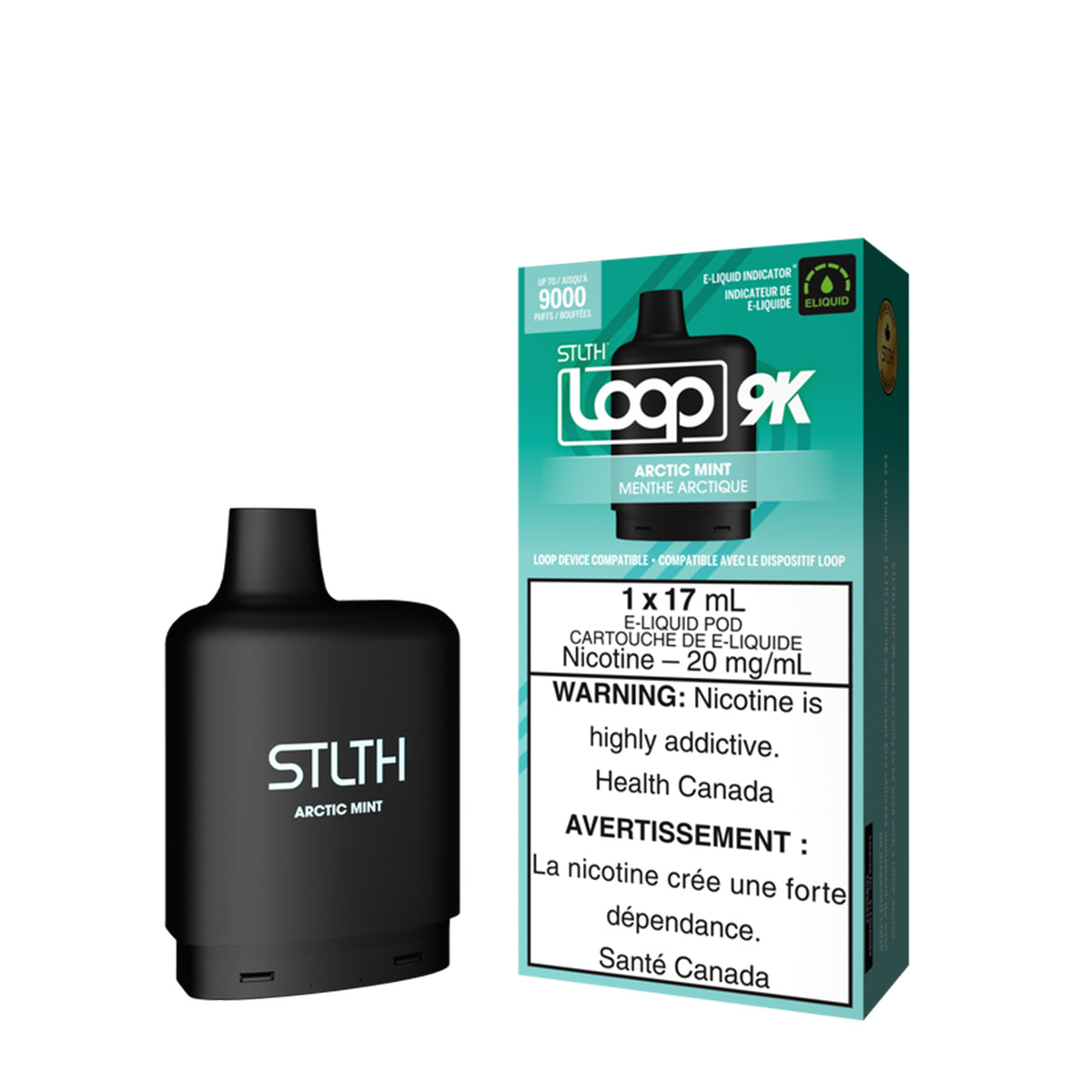 Stlth Loop 9k - Arctic Mint (1x17mL) (6965305311287)