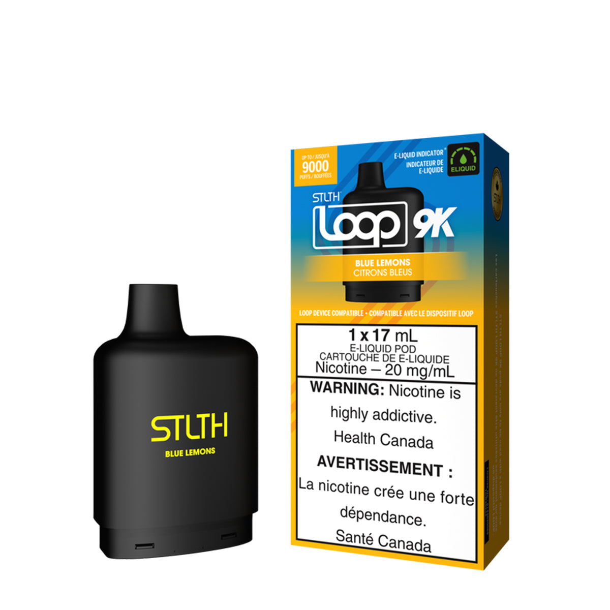 Stlth Loop 9k - Blue Lemons (1x17mL) (6965305442359)