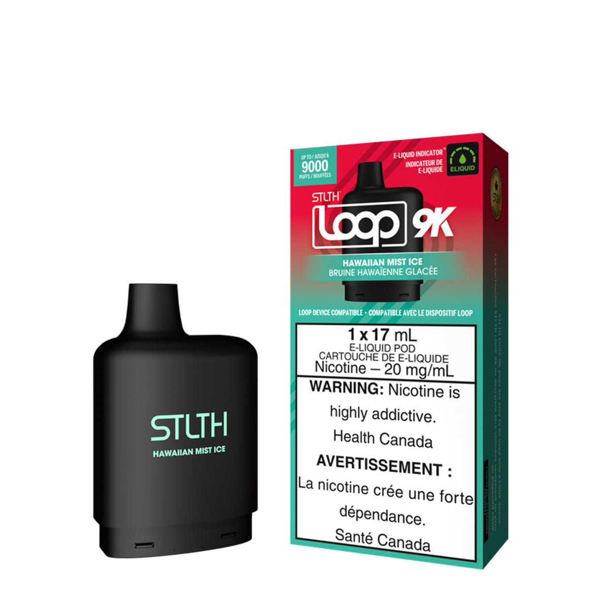 Stlth Loop 9k - Hawaiian Mist Ice (1x17mL) (6965305638967)
