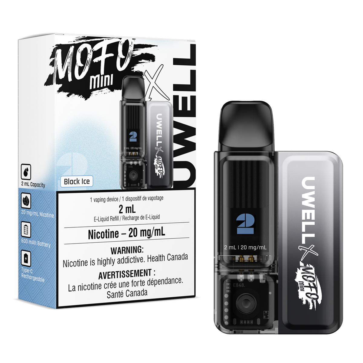 MOFO X MINI KIT BLACK ICE 2ML 20MG