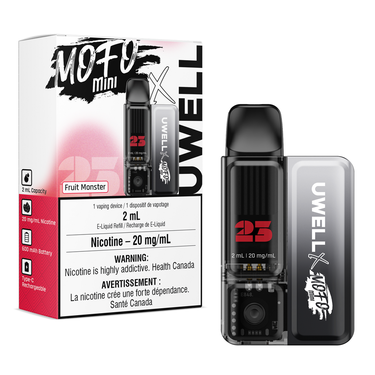 MOFO X MINI KIT FRUIT MONSTER 2ML 20MG