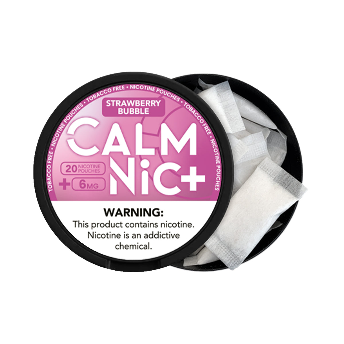Calm Nic Pouch - Strawberry Bubble (20Pcs)