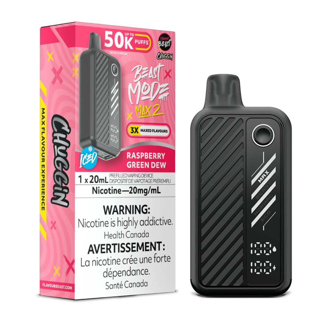 Flavour Beast Mode Max 2 - Raspberry Green Dew (20ml)
