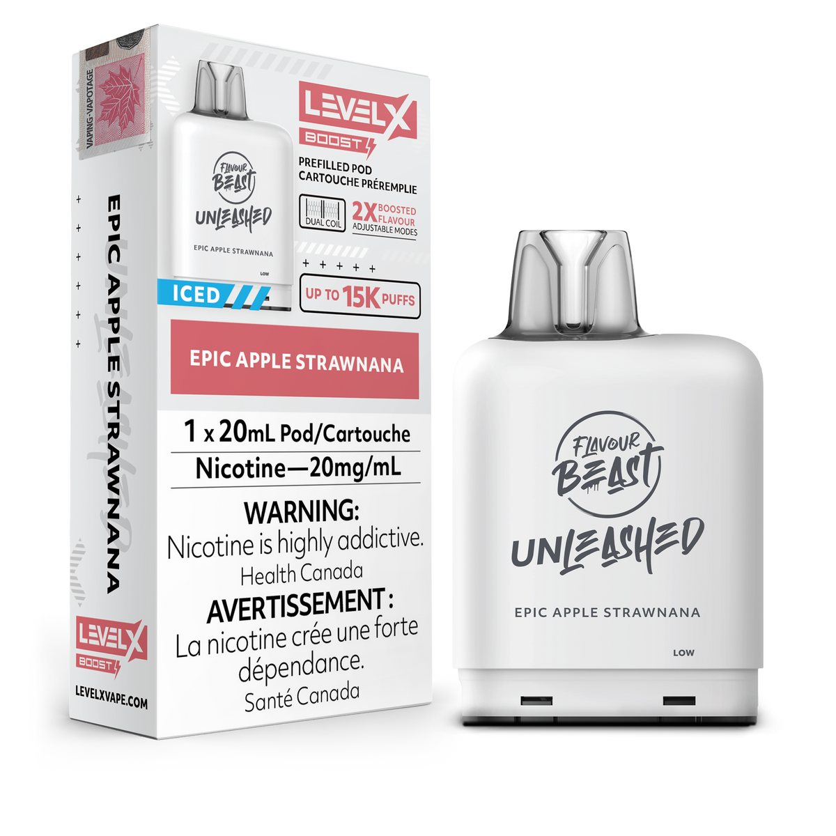 Level X FB Boost Unleashed - Epic Apple Strawnana (20mL)
