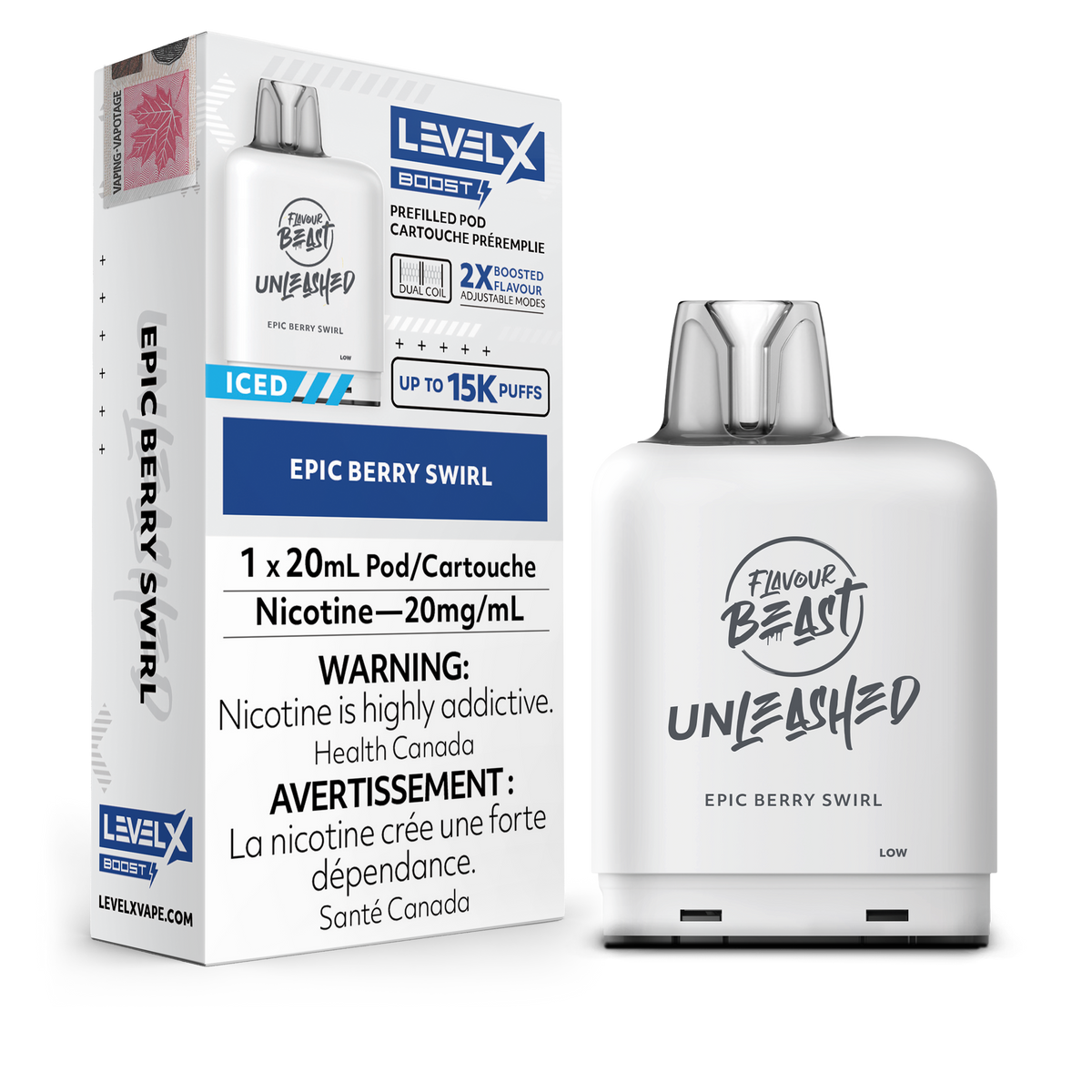 Level X FB Boost Unleashed - Epic Berry Swirl (20mL)