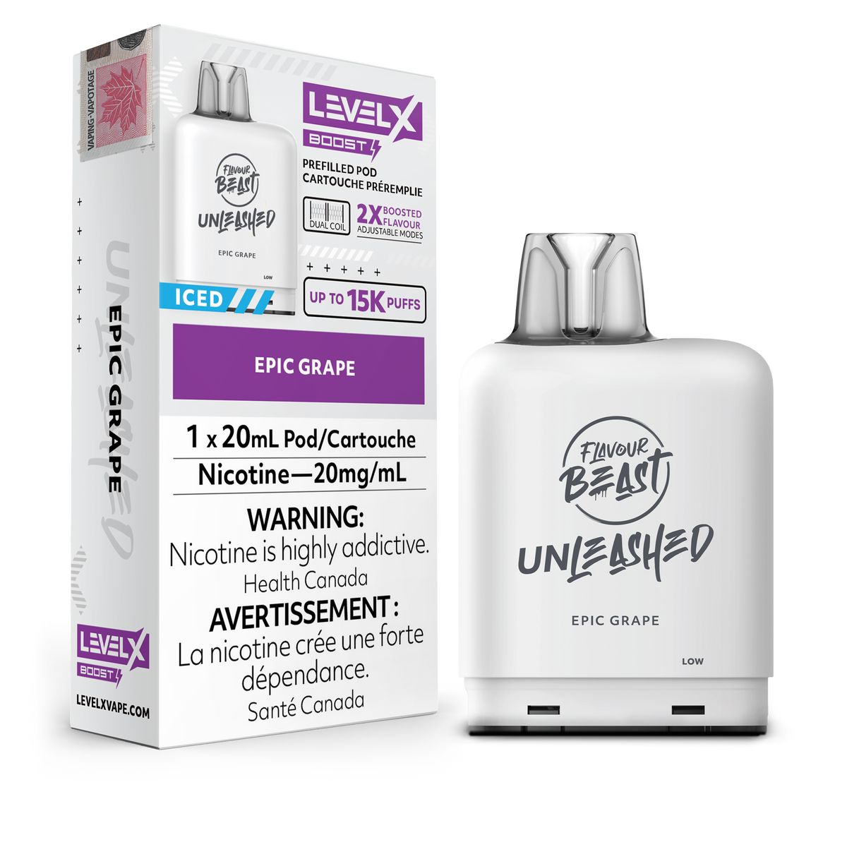 Level X FB Boost Unleashed - Epic Grape (20mL)