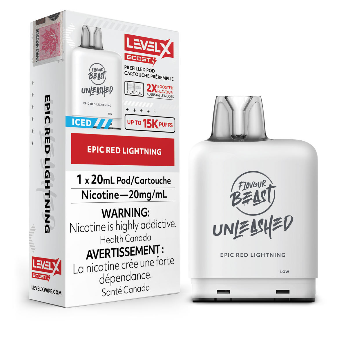 Level X FB Boost Unleashed - Epic Red Lightning (20mL)