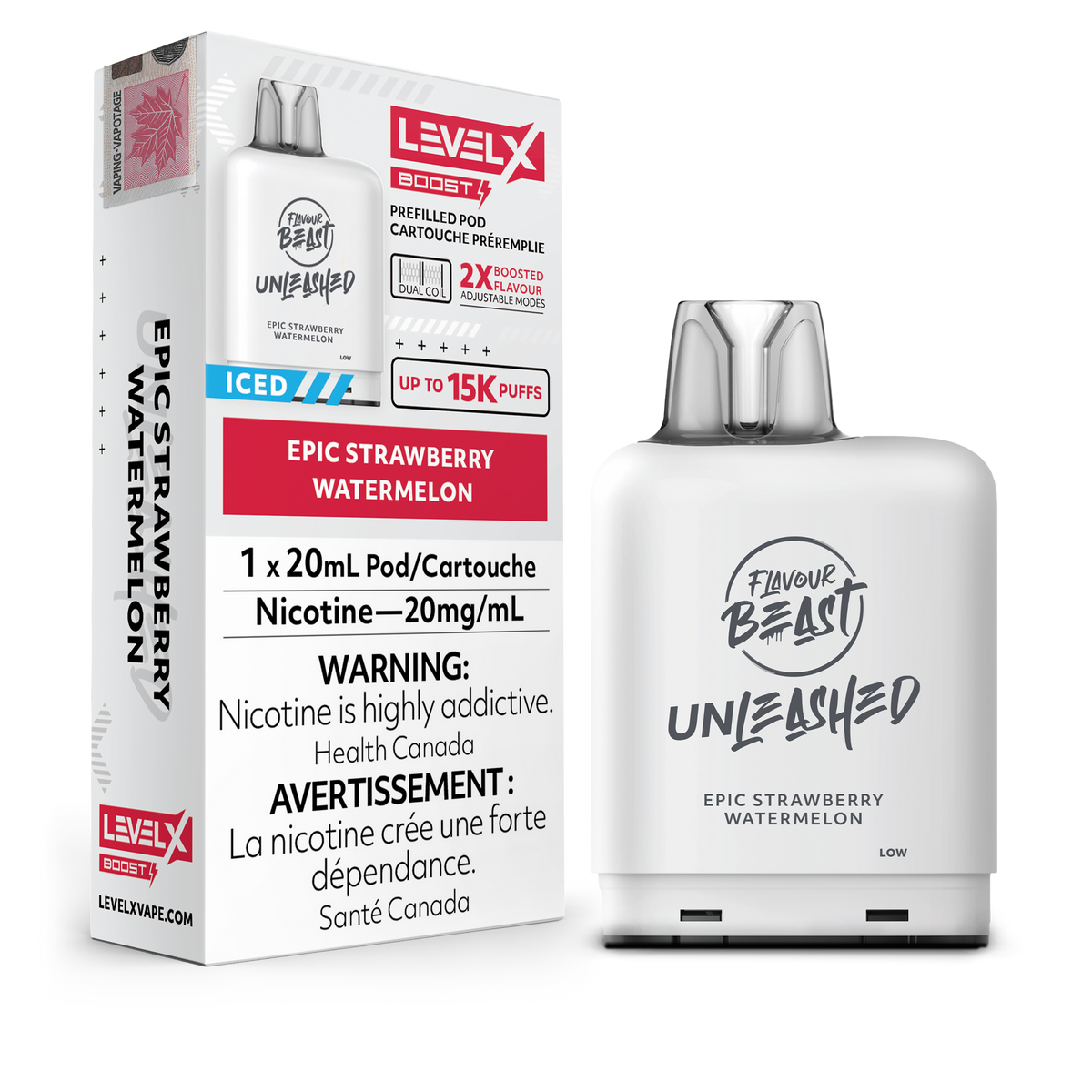 Level X FB Boost Unleashed - Epic Strawberry Watermelon (20mL)