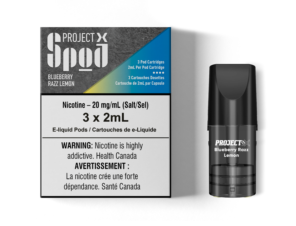 Project X Spod - Blueberry Razz Lemon (3x2mL) (6847376850999)