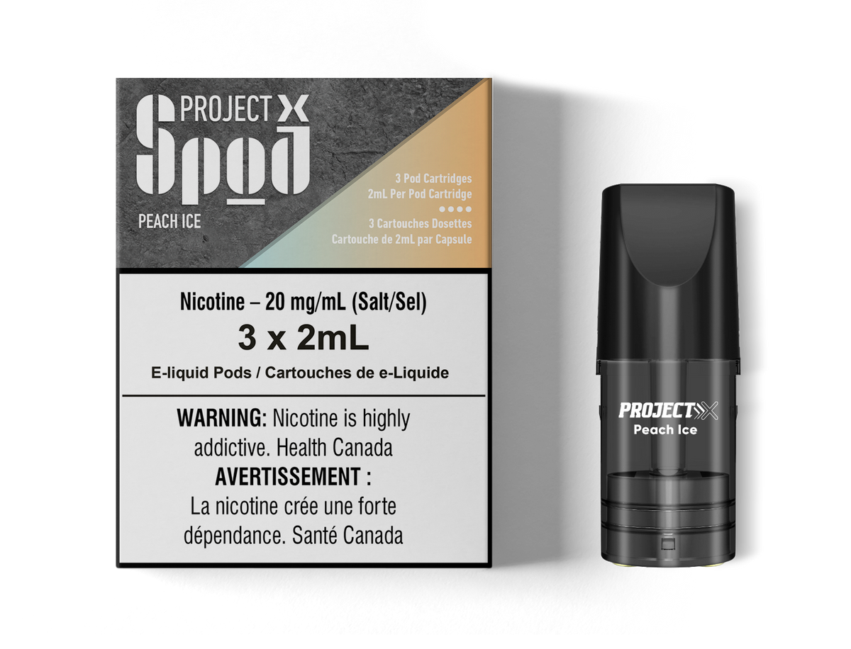 Project X Spod - Peach Ice (3x2mL) (6847384158263)