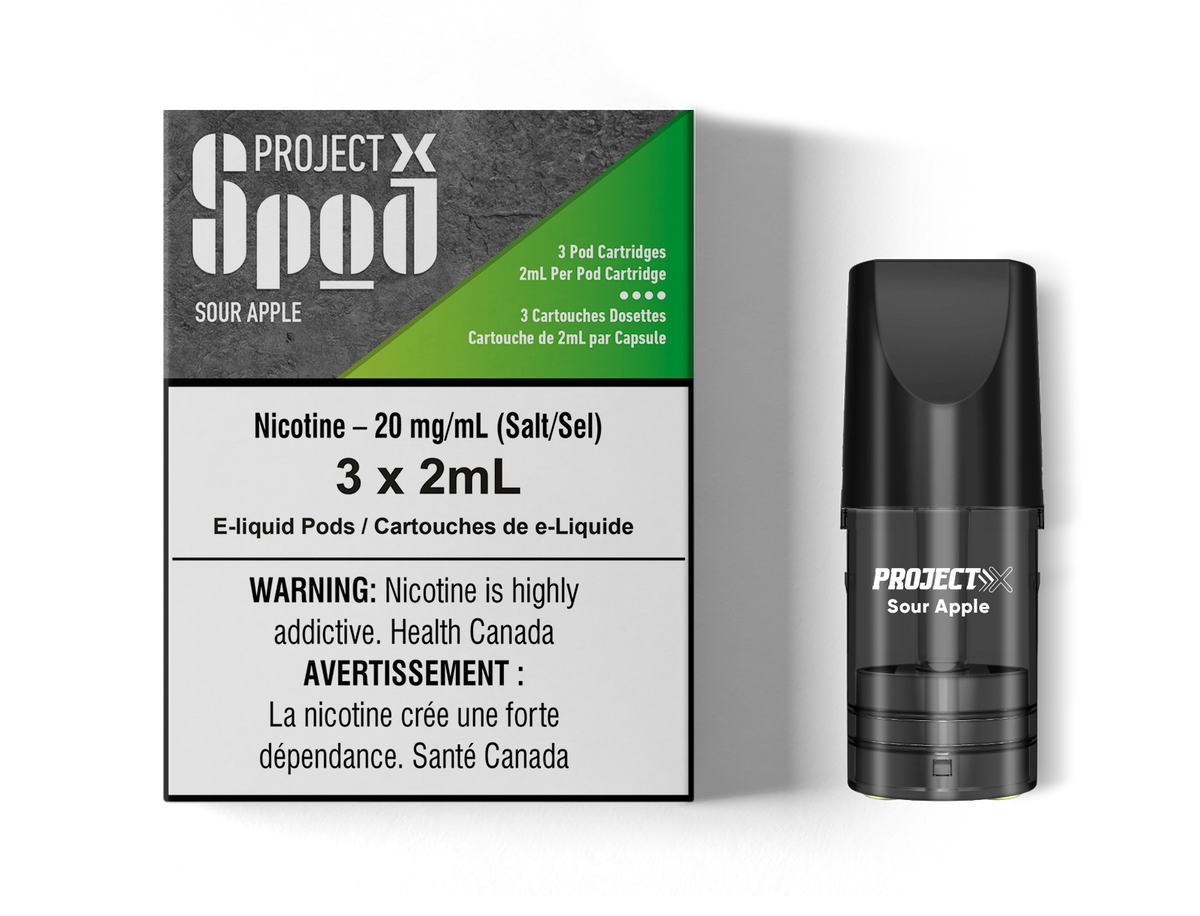 Project X Spod - Sour Apple (3x2mL) (6847385108535)