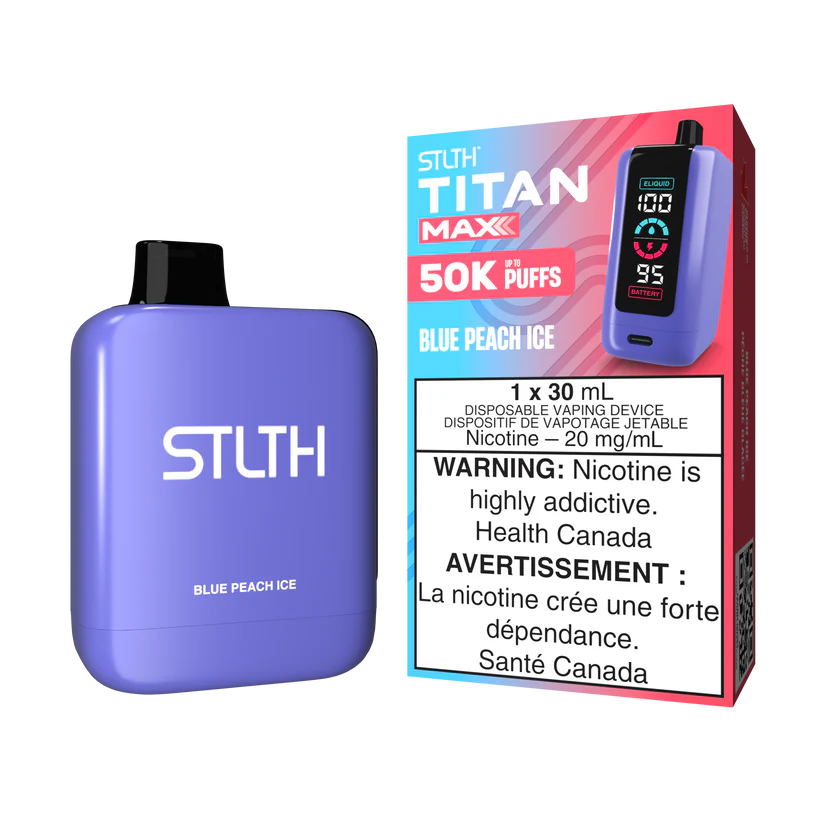 STLTH Titan Max - Blue Peach Ice (30mL)