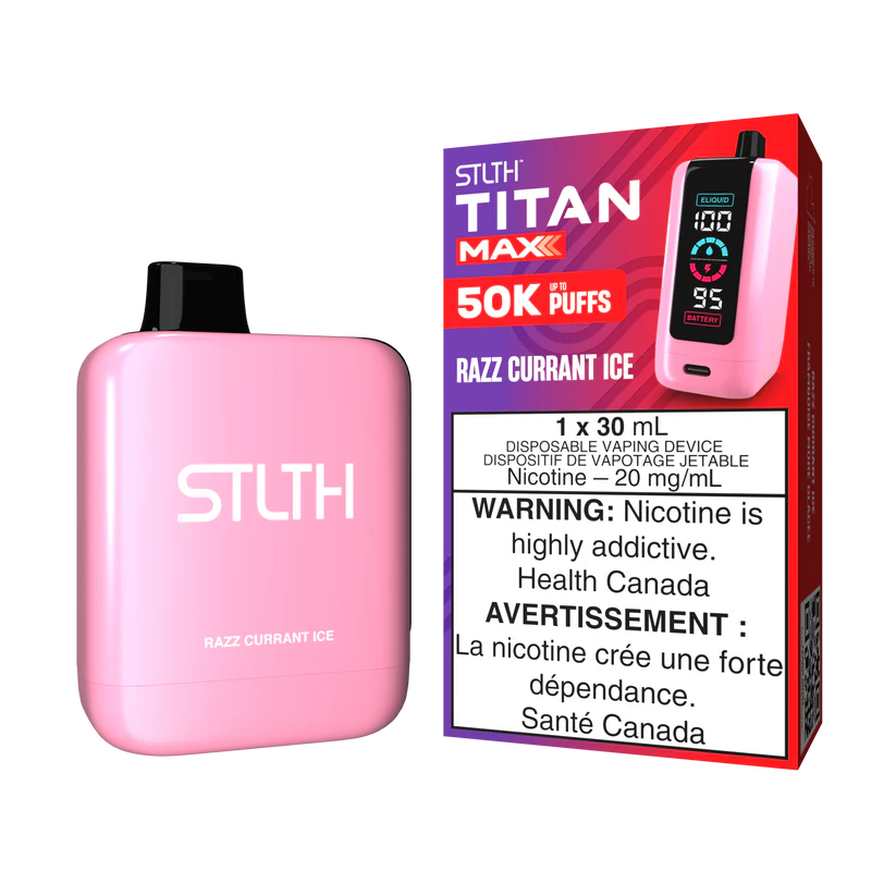 STLTH Titan Max - Razz Currant Ice (30mL)