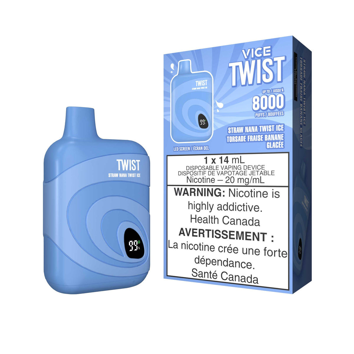 Vice Twist - Straw Nana Twist Ice (14mL) (6876286386231)