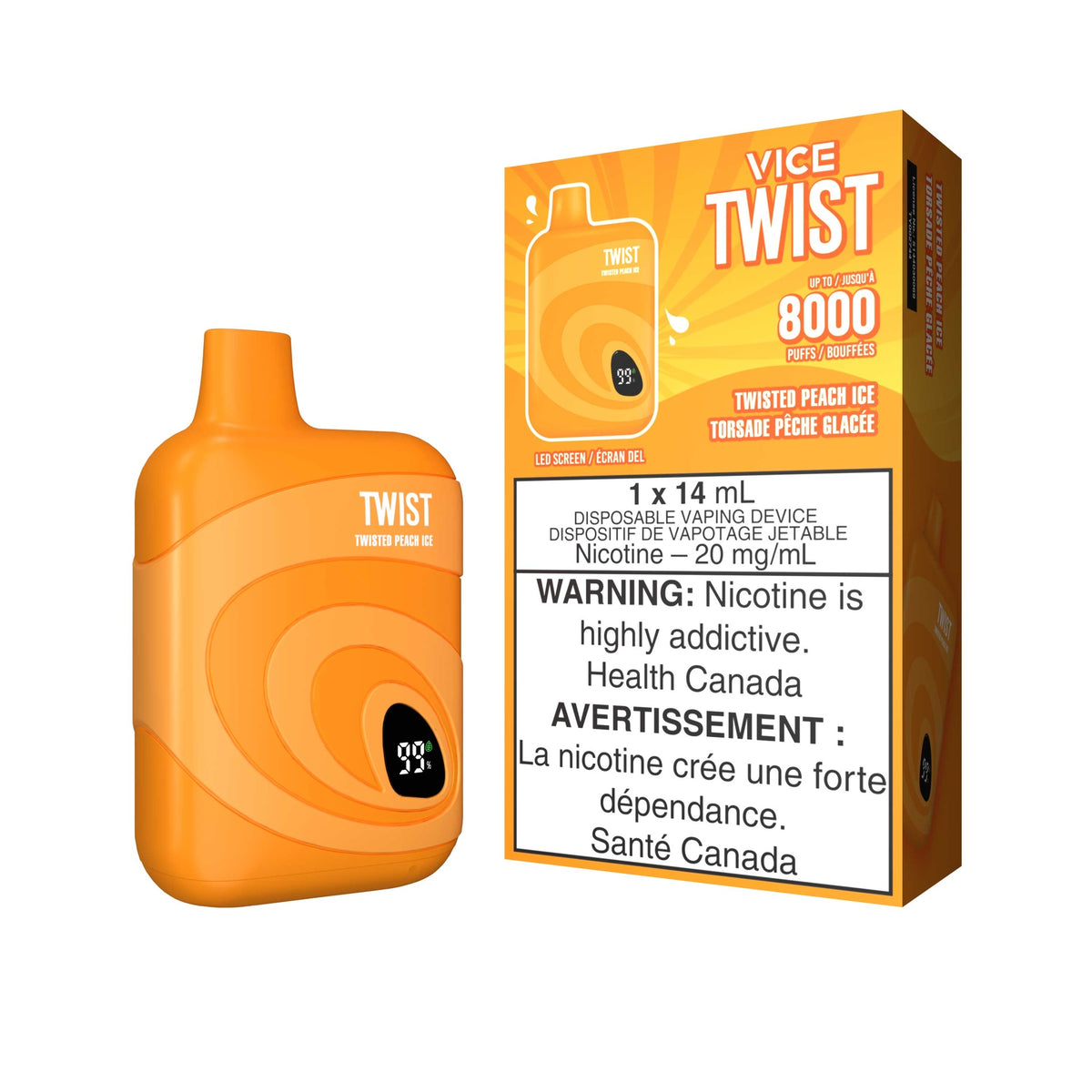 Vice Twist - Twisted Peach Ice (14mL) (6876287631415)
