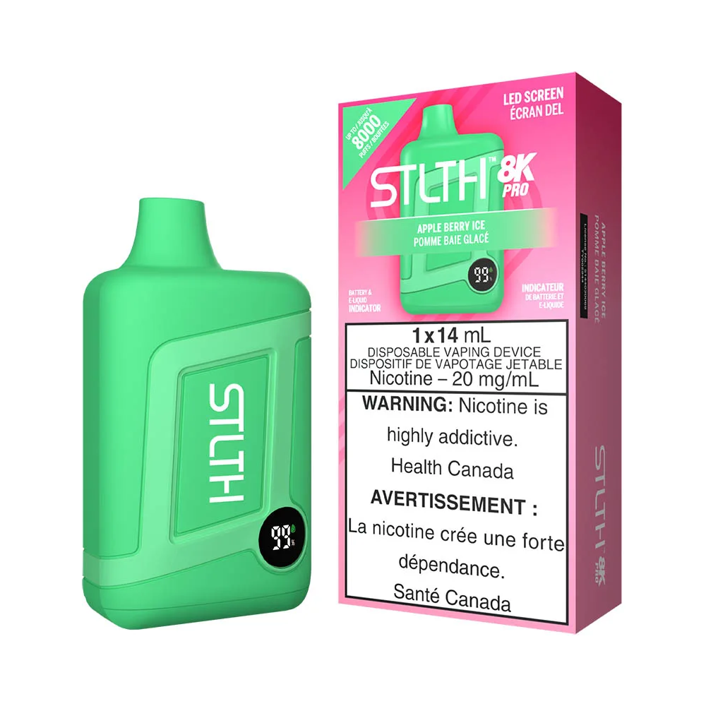 STLTH 8k Pro - Apple Berry Ice (14mL) (6865405607991)