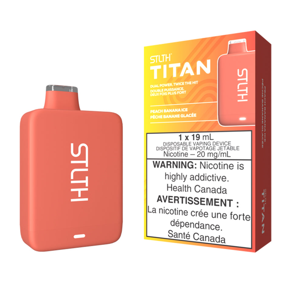 Stlth Titan - Peach Banana Ice (19mL)