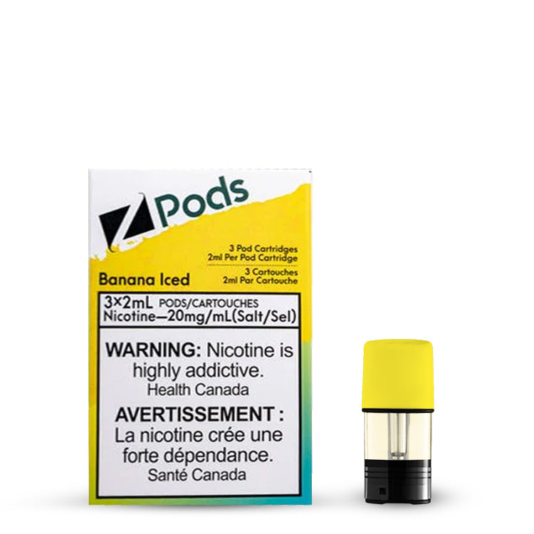 Z Pods - Banana Iced (3x2mL) (6971325644855)