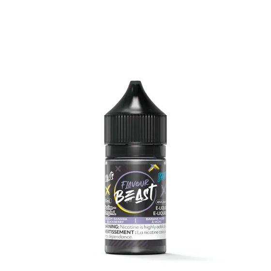 Flavour Beast Salt - Blazin' Banana Blackberry Iced (30mL) (6875954282551)
