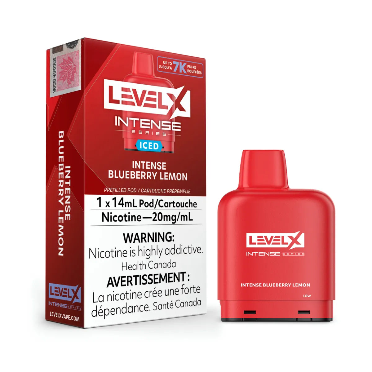 Level X Intense - Blueberry Lemon Ice (14mL) (6934869737527)