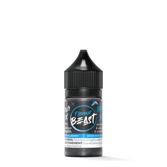 Flavour Beast Salt - Boss Blueberry Iced (30mL) (6875957100599)