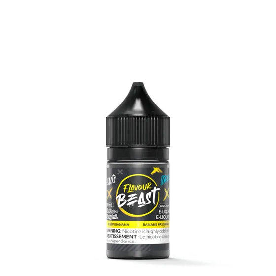 Flavour Beast Salt - Bussin Banana Iced (30mL) (6875957231671)