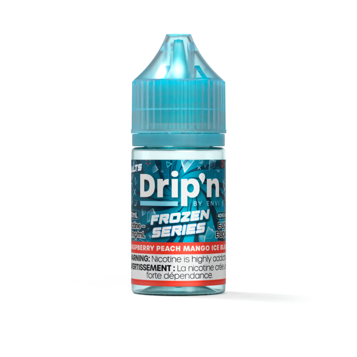 Envi Drip'n Frozen Salt - Raspberry Peach Mango Ice Blast (30mL)