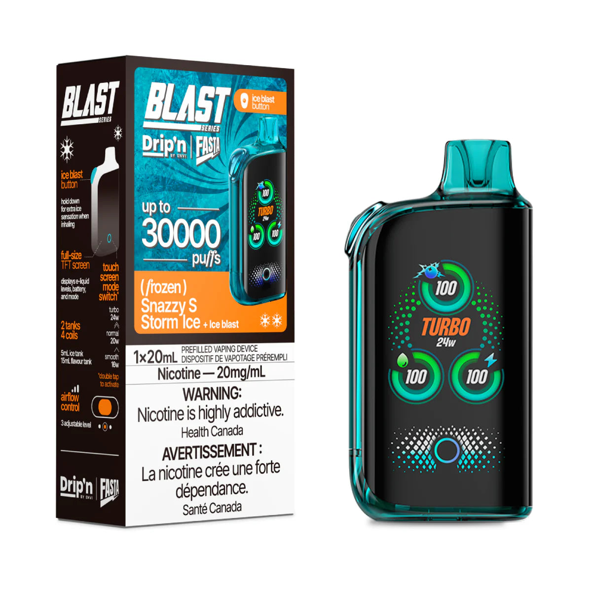 Envi Dripn Fasta Blast 30K