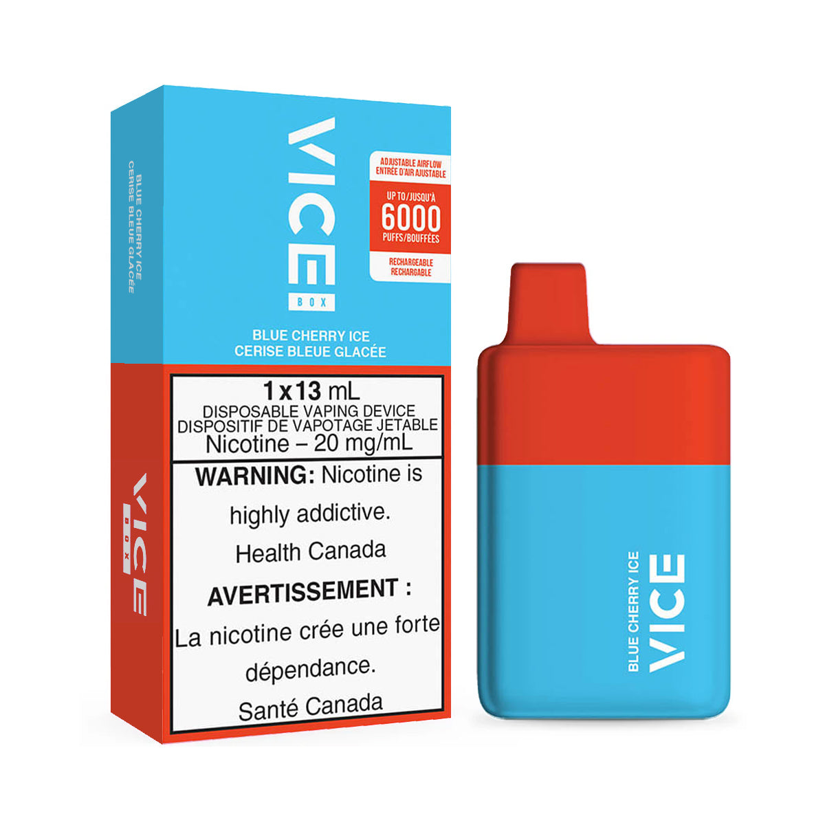 Vice Box - Blue cherry Ice (13mL) (6860309659703)