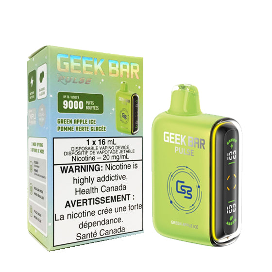 Geek Bar Pulse 9000 - Green Apple Ice (16mL) (6880438353975)