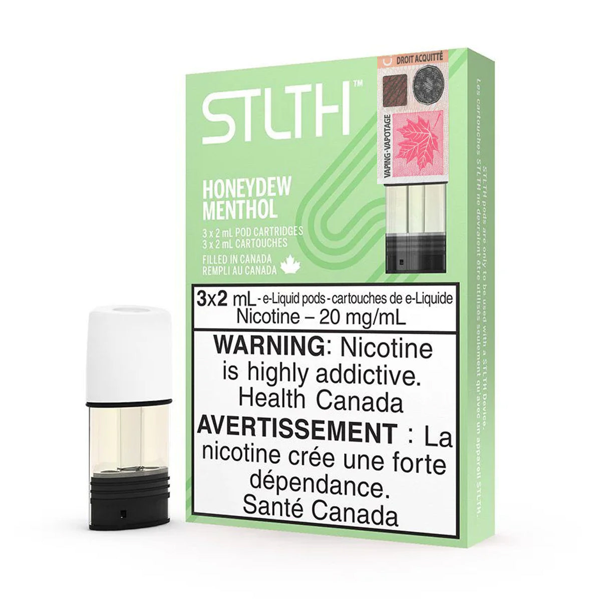 STLTH Pods - Honeydew Menthol (3x2mL)