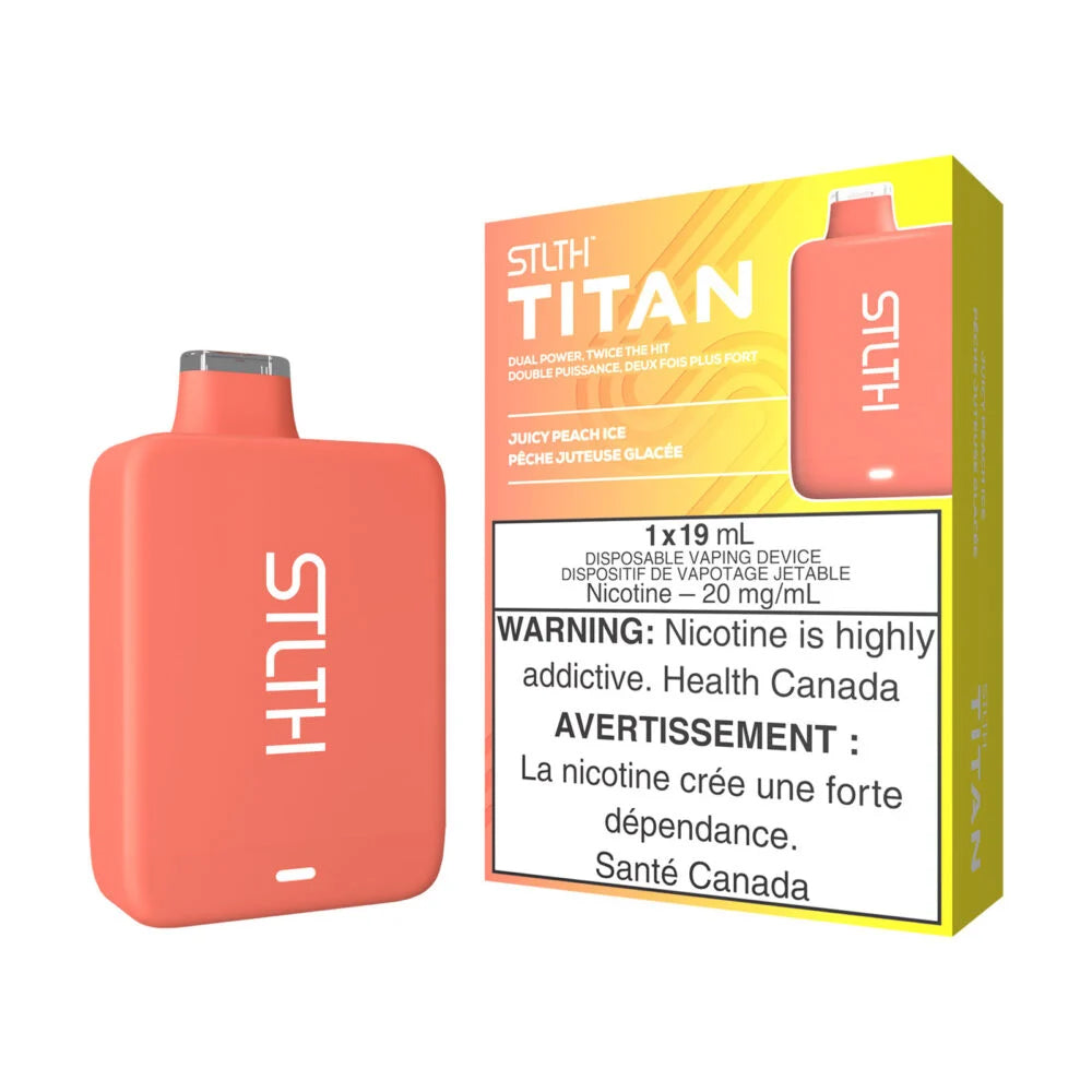 Stlth Titan - Juicy Peach Ice (19mL) (6891652874295)