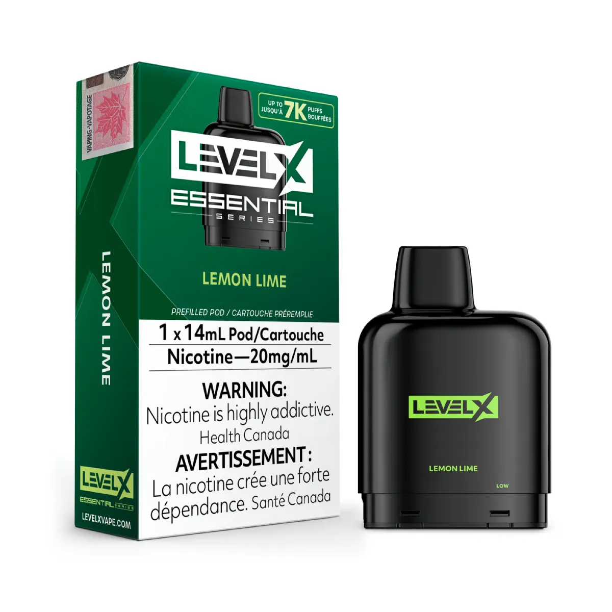 Level X Essential - Lemon Lime (14mL) (6921450553399)