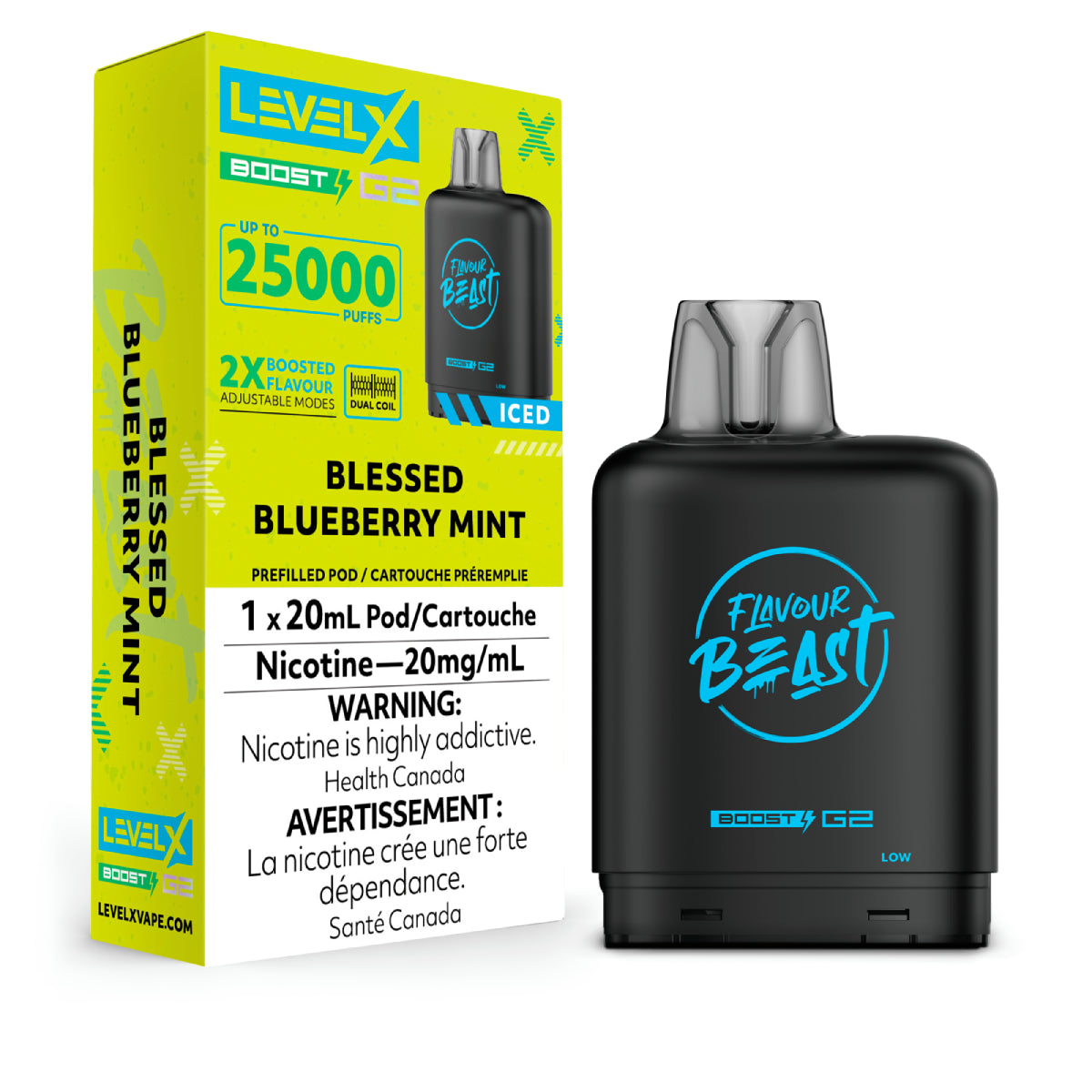 Level X FB Boost G2 - Blessed Blueberry Mint Iced (20mL)