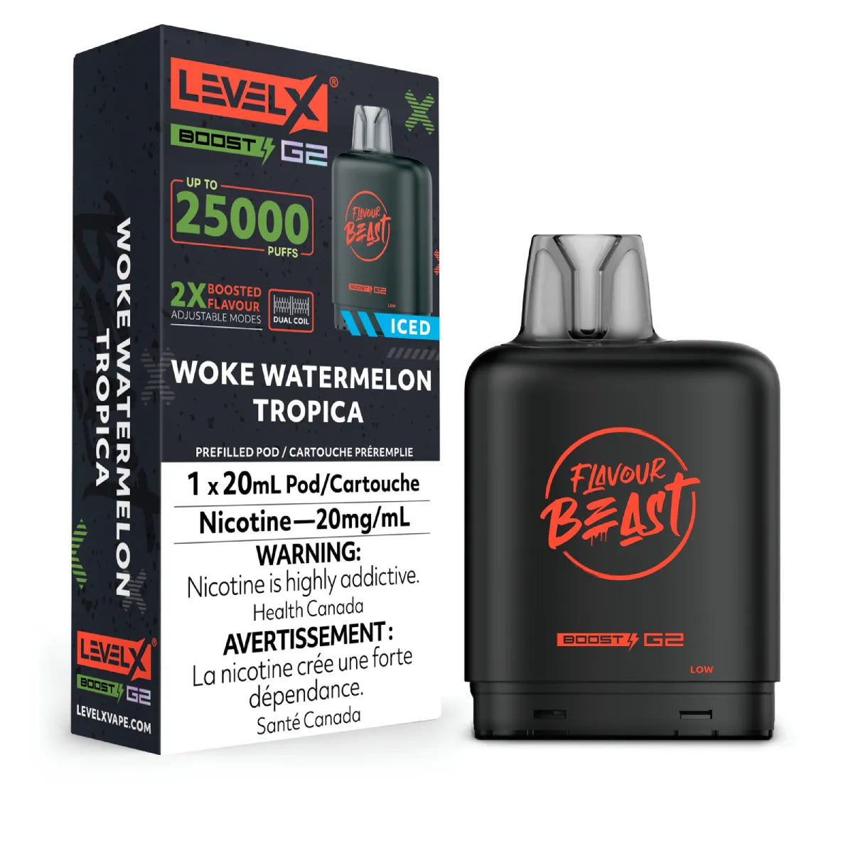 Level X FB Boost G2 - Woke Watermelon Tropica Iced (20mL)