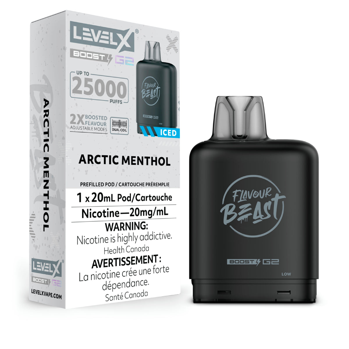 Level X FB Boost G2 - Arctic Menthol Iced (20mL)