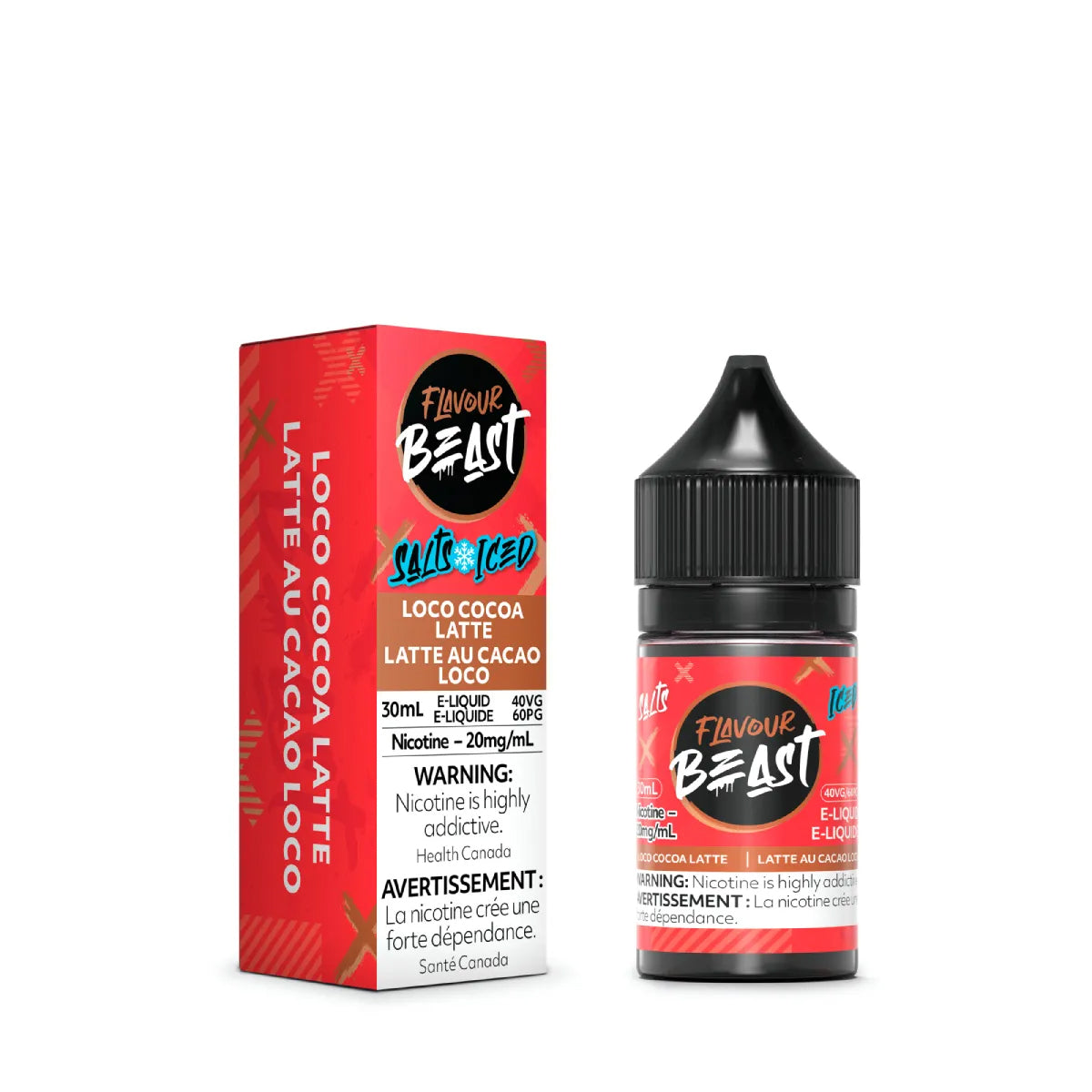 Flavour Beast Salt - Loco Cocoa Latte Iced (30mL) (6985819947063)