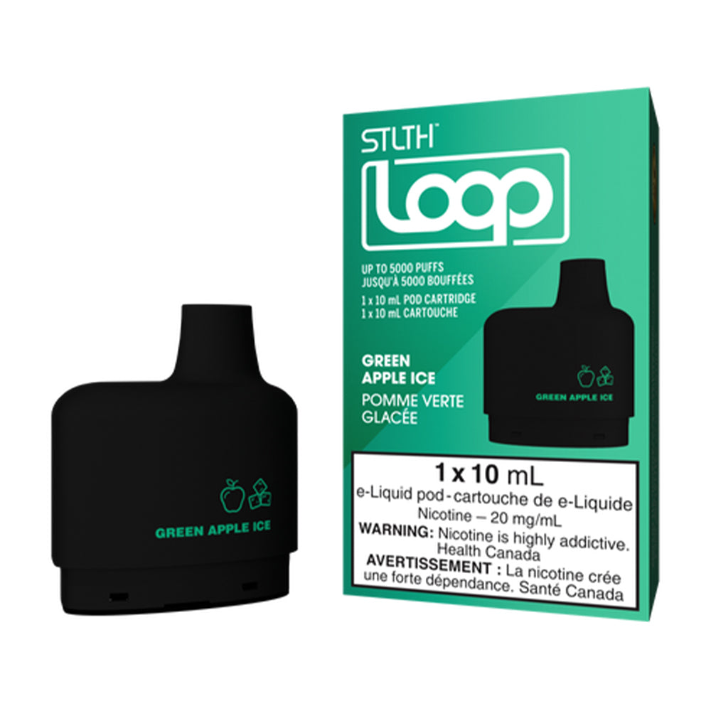 Stlth Loop - Green Apple Ice (1x10mL) (6945351270455)